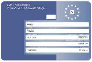 Evropska kartica zdravstvenega zavarovanja